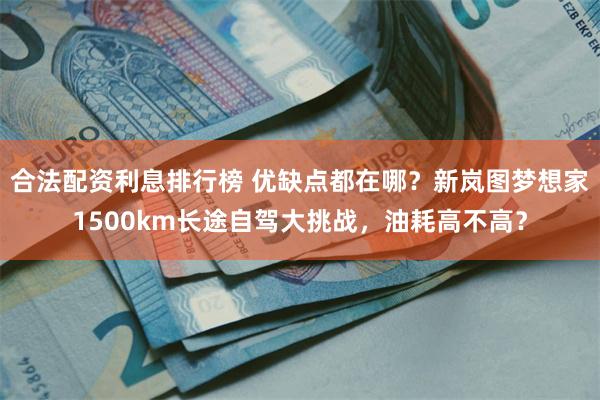 合法配资利息排行榜 优缺点都在哪？新岚图梦想家1500km长途自驾大挑战，油耗高不高？