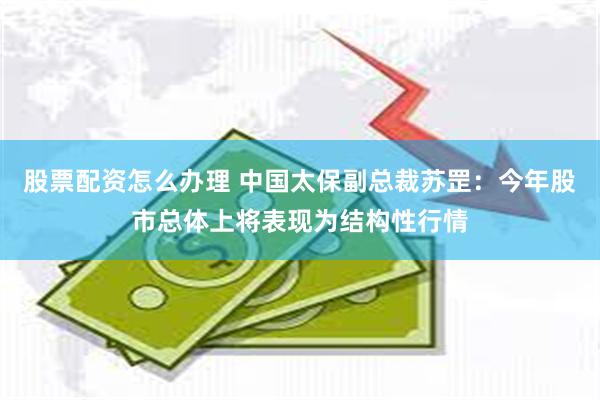 股票配资怎么办理 中国太保副总裁苏罡：今年股市总体上将表现为结构性行情