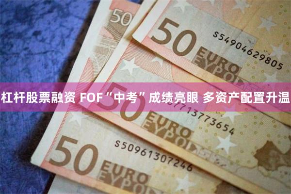 杠杆股票融资 FOF“中考”成绩亮眼 多资产配置升温